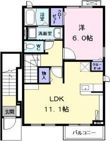 【間取り】 | ファンタジア　B