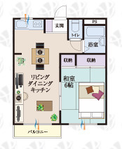 【間取り】 | b’CASA坂戸Ⅱre-born | 「b’CASA坂戸Ⅱre-born」