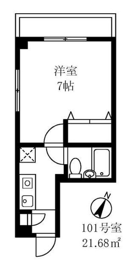 【間取り】 | カントーパレスⅡ