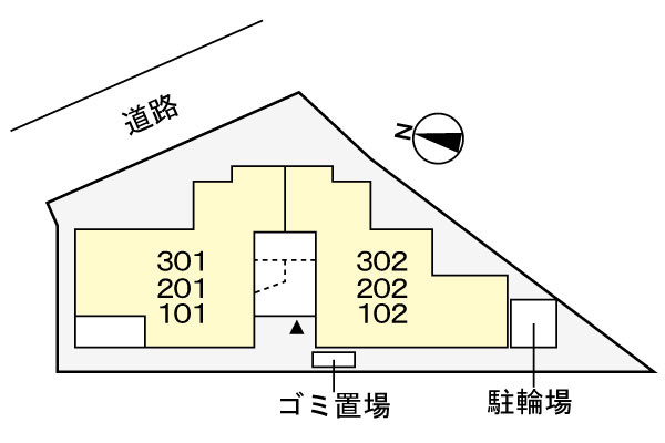 エリタージュ生田の区画図