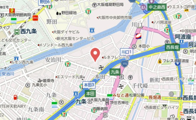 【地図】 | セオリー大阪リバークロス