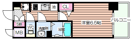 【間取り】 | プレサンスOSAKA DOMECITYスクエア