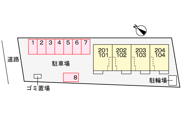 ヴァン　トロワの駐車場|駐車場