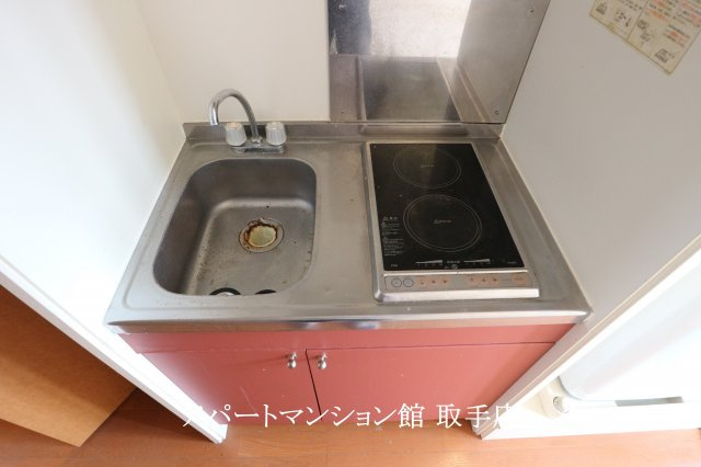 レオパレスシェソワⅡのキッチン|画像4