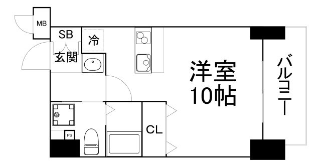 【間取り】 | ディナスティ堺筋本町
