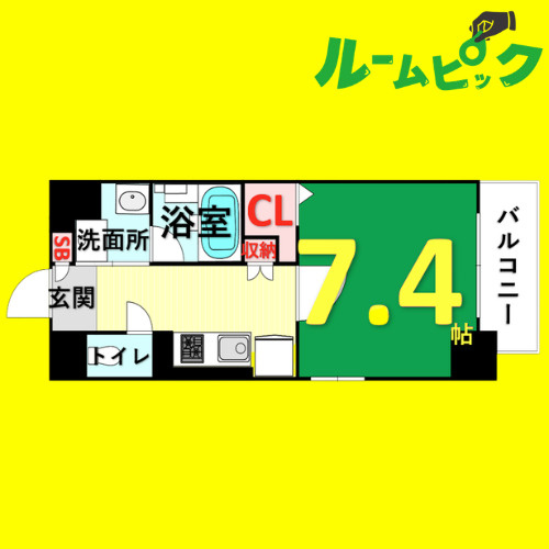 Avanti　名古屋市賃貸　仲介手数料無料の間取り