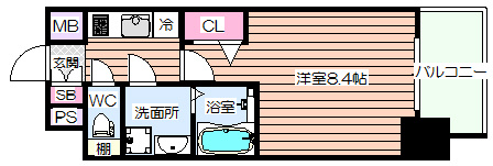 【間取り】 | プランドール江戸堀レジデンス