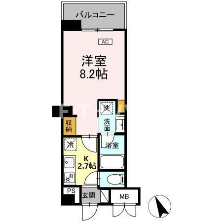 グランシード本八幡の間取り