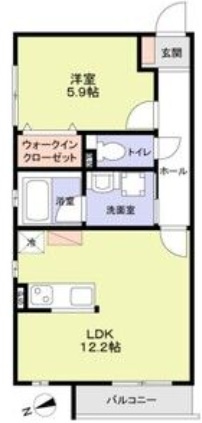 【間取り】 | ヴァンヴェール楠根