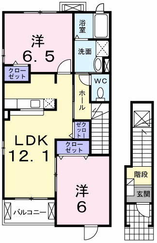 ゴールデン・リリィＣの間取り|間取図