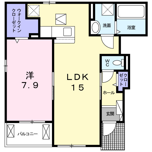 ＡＶＥＮＩＲ蒼の間取り