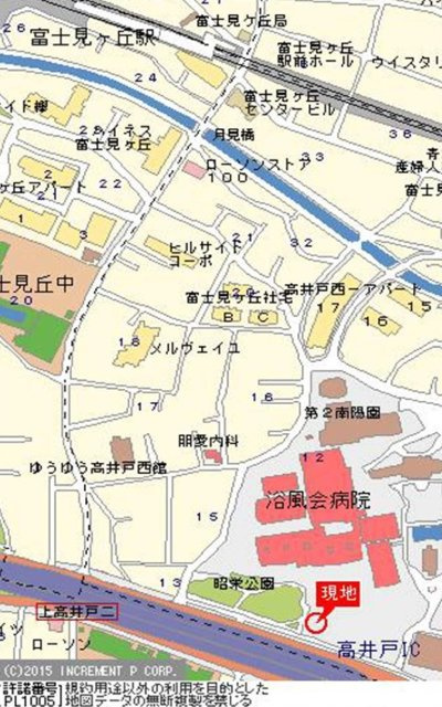 フェニックス富士見ヶ丘の地図