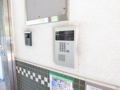 オートロック付きで安心ですね