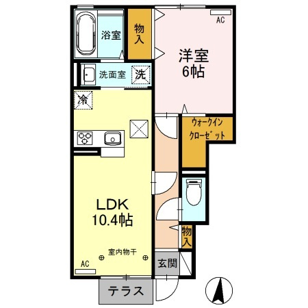 ジュネス江木の間取り