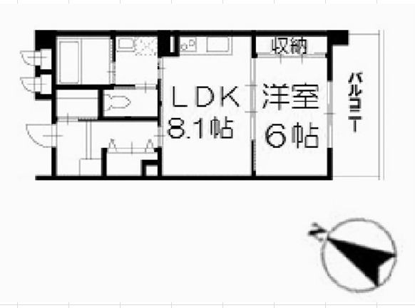 南柏ポラール・コートの間取り