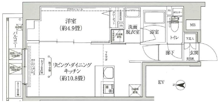 アイル　プレミアム東京西新井の間取り