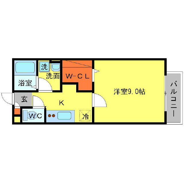 プレミール新稲の間取り