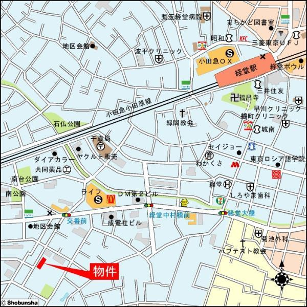 経堂ヒルズの地図