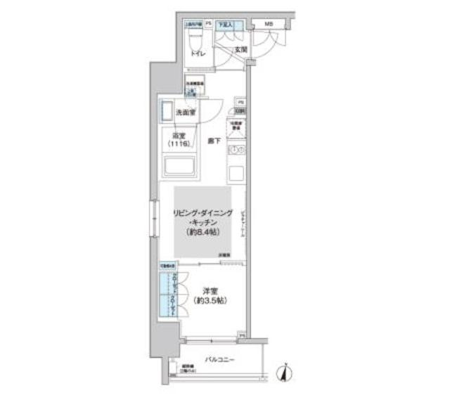 パークキューブ西新宿の間取り