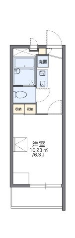 レオパレスなかやまの間取り