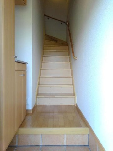 グリーンウィローＢの玄関|きれいな玄関です