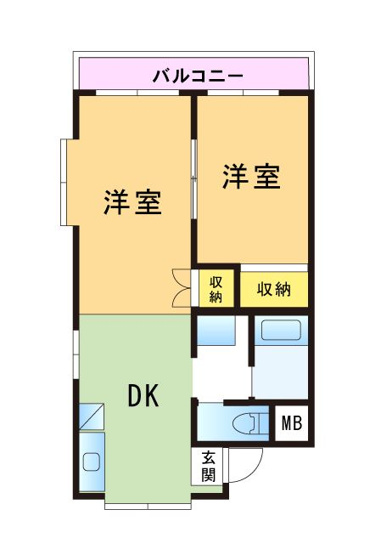 【間取り】 | ベルエール片江