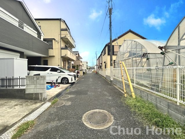 葛飾区西水元3丁目中古住宅の前面道路含む現地写真|前面道路