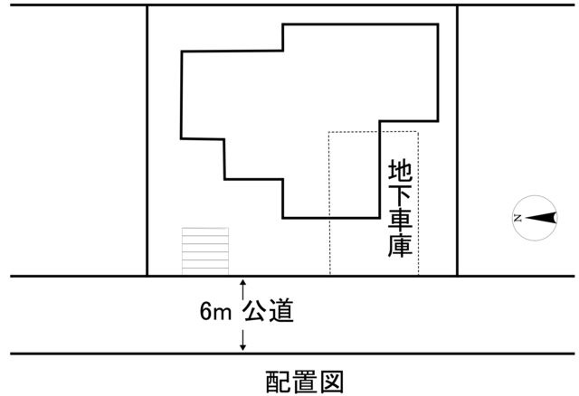 大石貸家の区画図