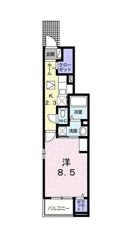 グラン・シャリオⅡ番館の間取り