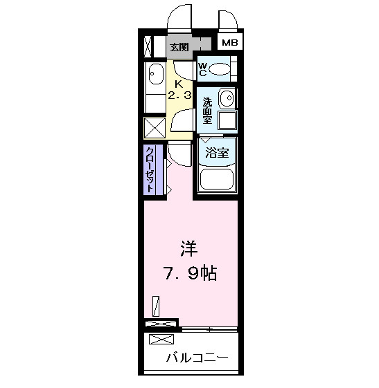 サーフェリッツの間取り