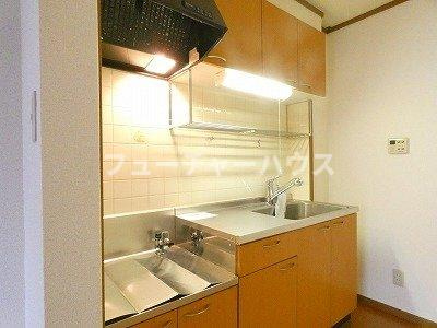 バーシアＮＡＩＴＯⅡのキッチン|キッチンです