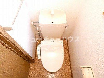 バーシアＮＡＩＴＯⅡのトイレ|落ち着いたトイレです