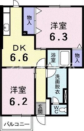 バードック　Ａの間取り