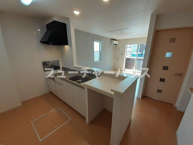 セント．クララアパートメントＡのキッチン