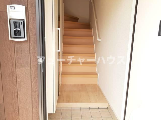 カーサカメリアⅧの玄関