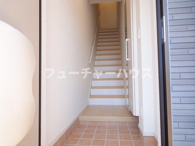 アイリスブルーム　Ｄの玄関