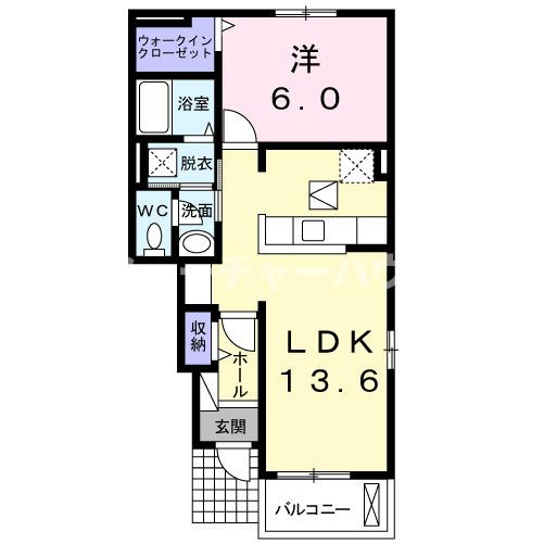 アプローズＢの間取り