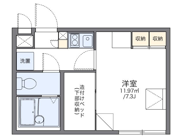 レオパレス新柏の間取り
