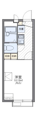 レオパレスＴＡＫＡ　デルタの間取り