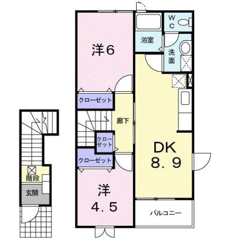アーバンヴィレッジⅡの間取り