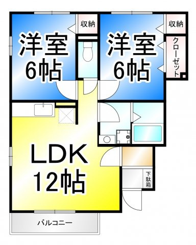 グランモアかじろの間取り