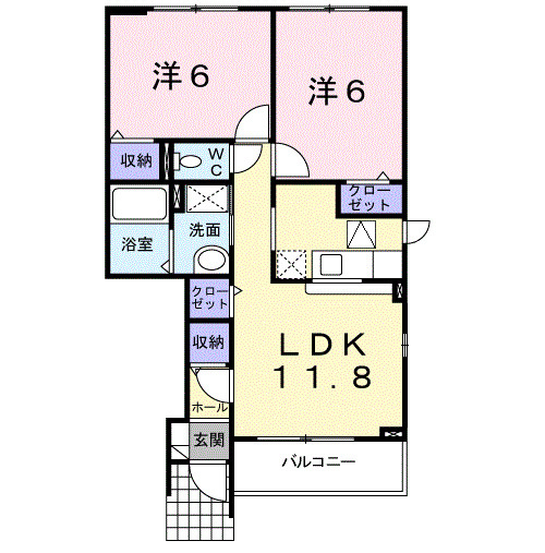東陽館２号館の間取り