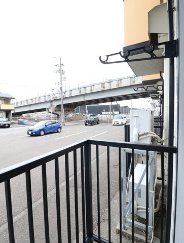 セジュール柏崎 Aのバルコニー