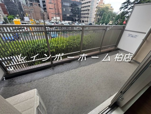 南柏ポラール・コートのバルコニー