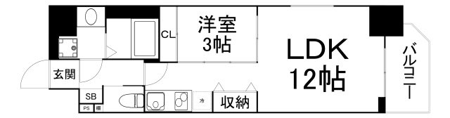【間取り】 | ラ・フォルム本町WEST