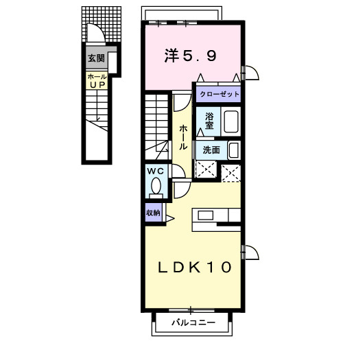 ヴァンベール　Ａの間取り