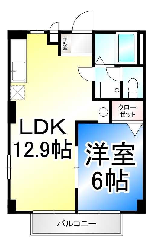 サン・フラッツの間取り