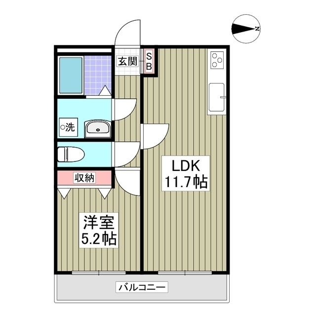 リブレス金町東水元　旧　第六竹石マンションの間取り