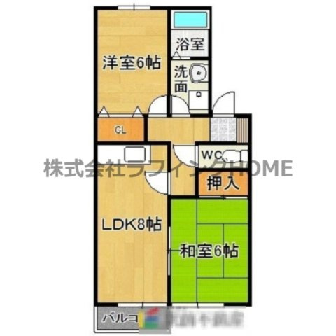 シャルム高松の間取り