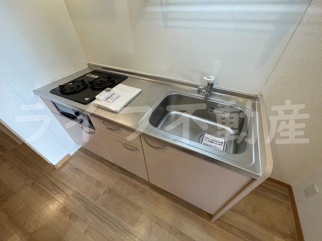 メゾンシャロームAのキッチン|きれいなキッチンです